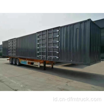 Terlaris 2/3 Axles Flatbed Container Semi Trailer